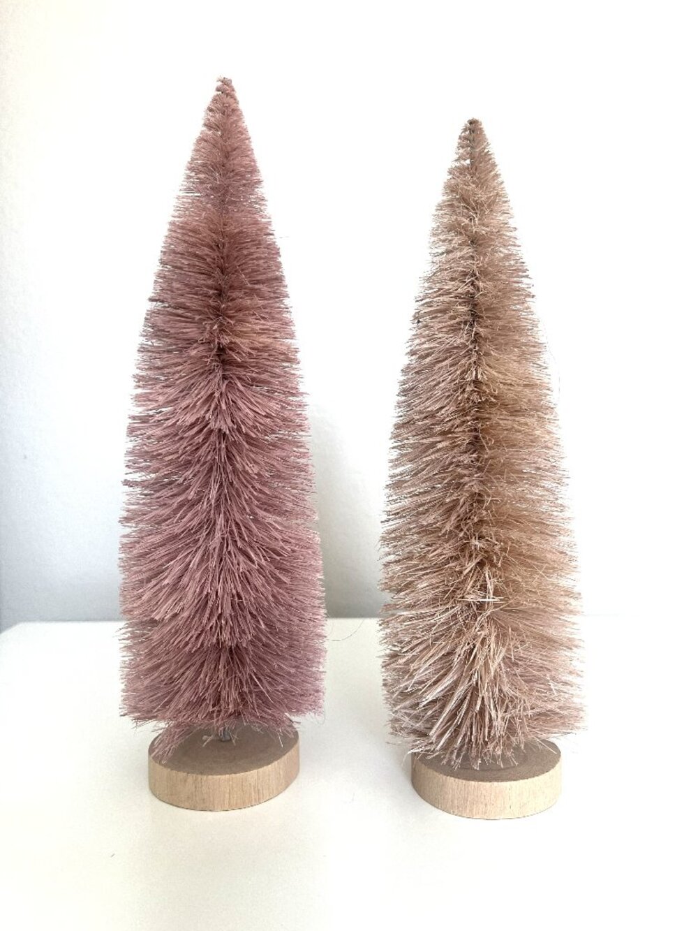 NWOT Pier 1 Holiday Bottle Brush Trees (Set of 2)